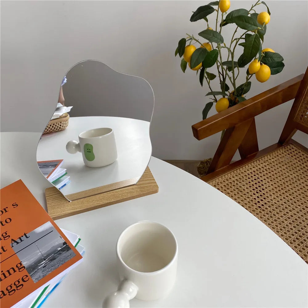 The Aurelia Gold Mirror Tray