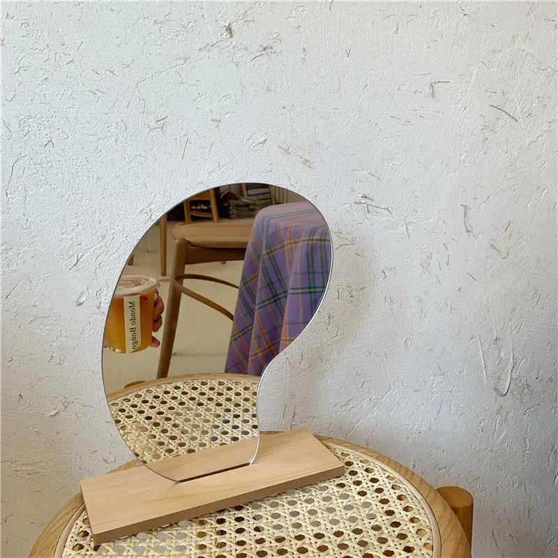 The Aurelia Gold Mirror Tray
