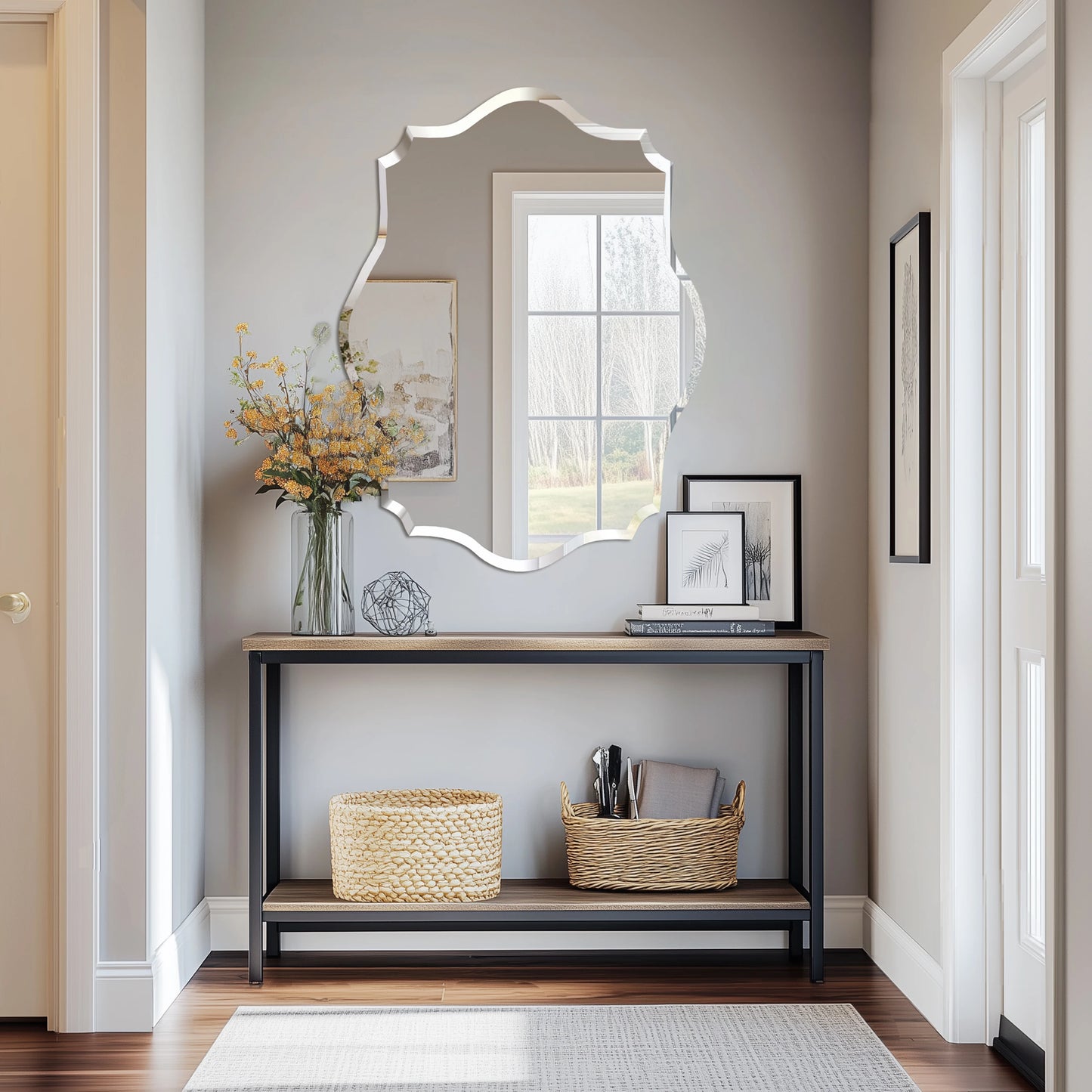 The Valette Irregular Wall Mirror