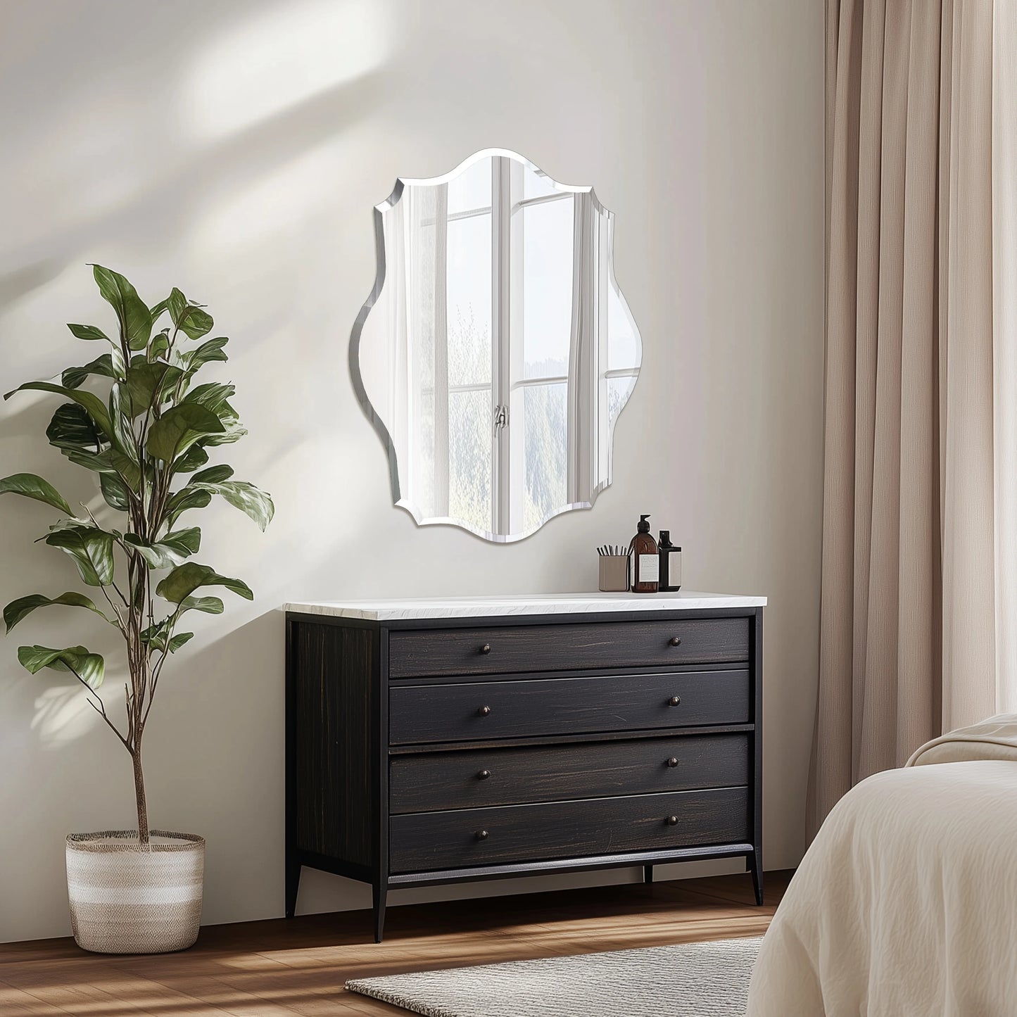 The Valette Irregular Wall Mirror
