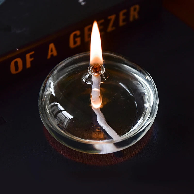 The Mira Glass Oil Candle