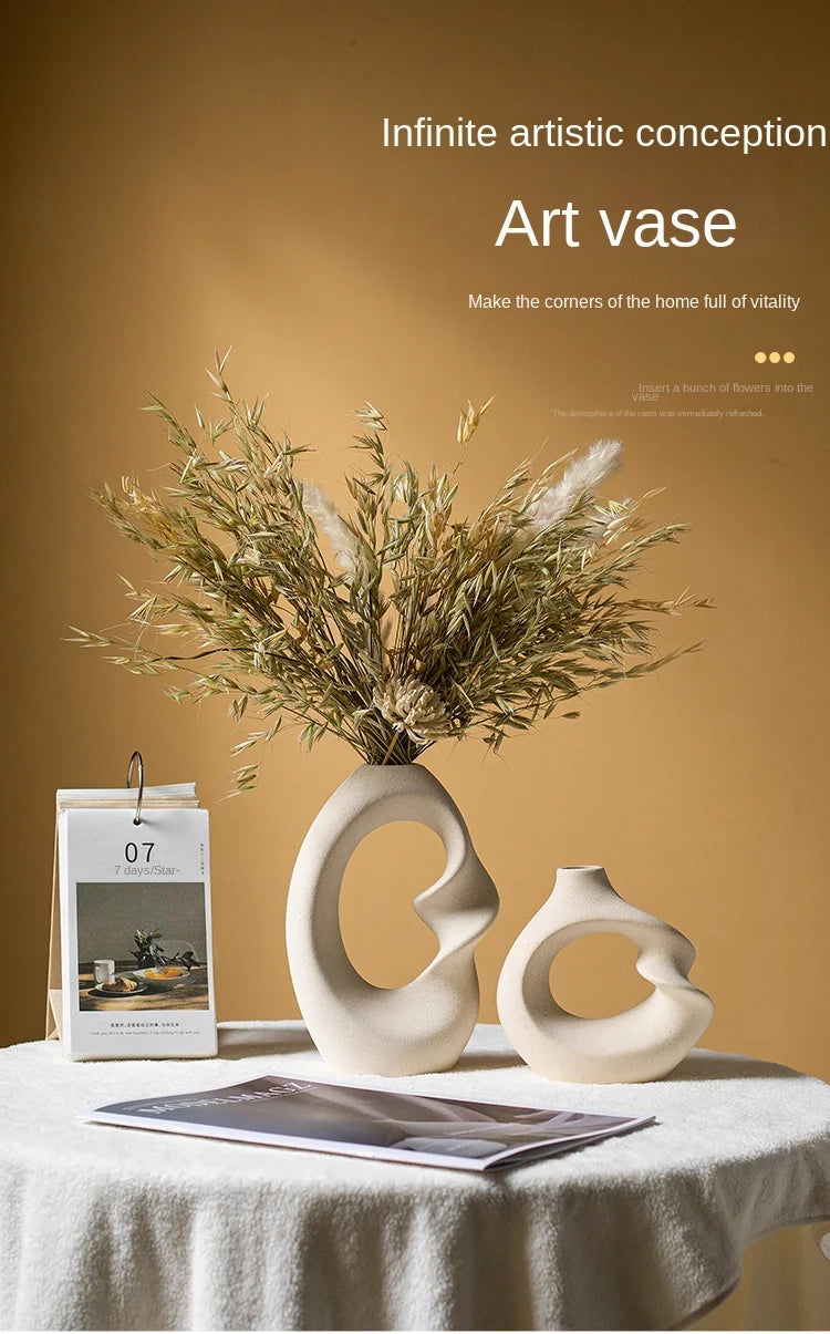 The Muse Ceramic Vase Duo
