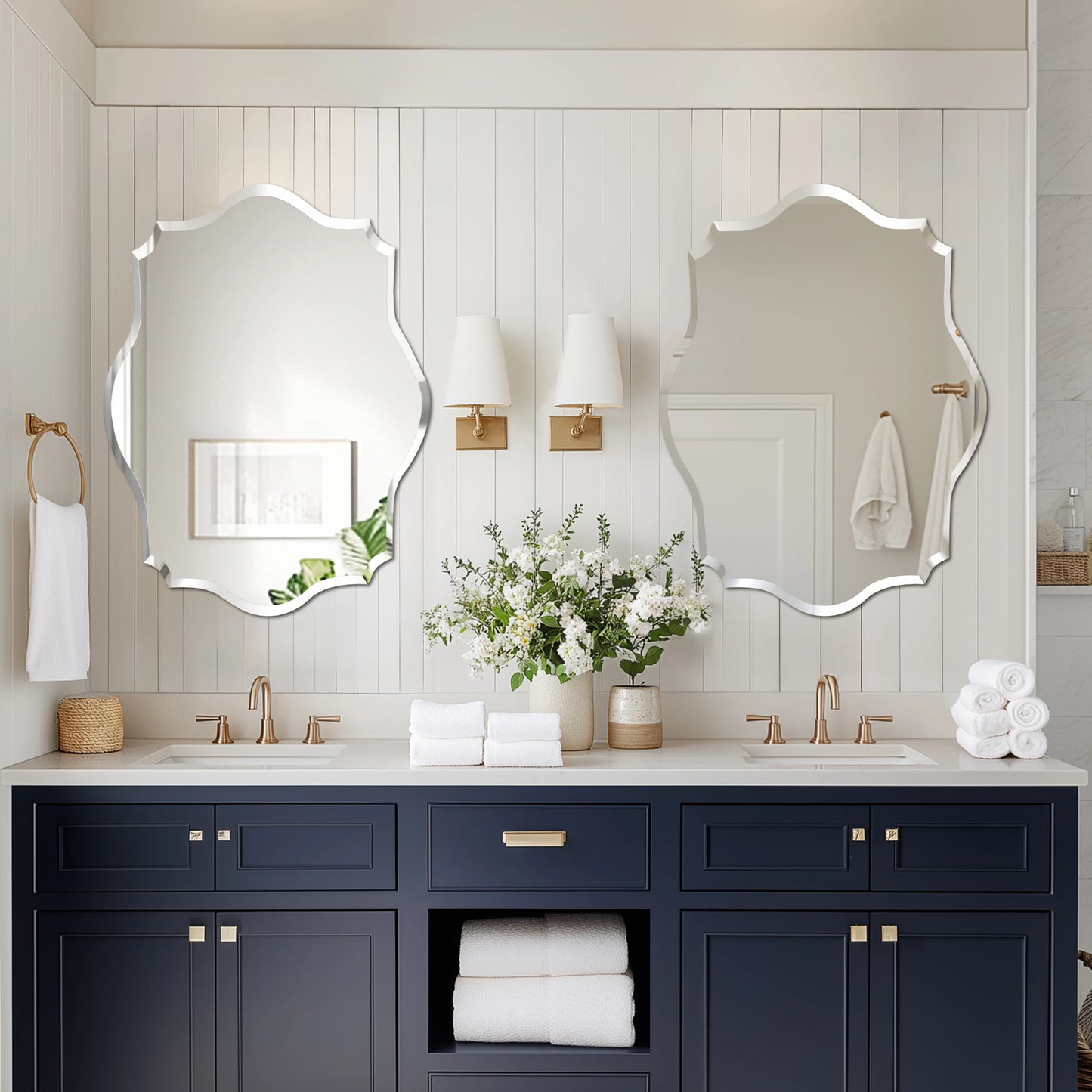 The Valette Irregular Wall Mirror