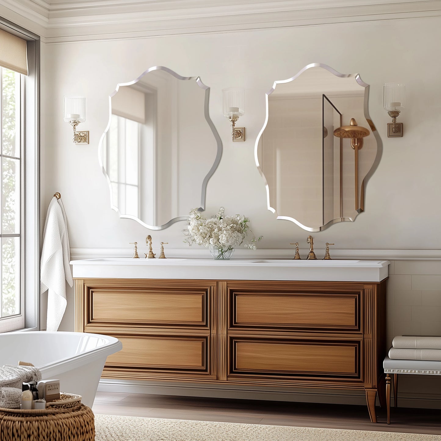 The Valette Irregular Wall Mirror
