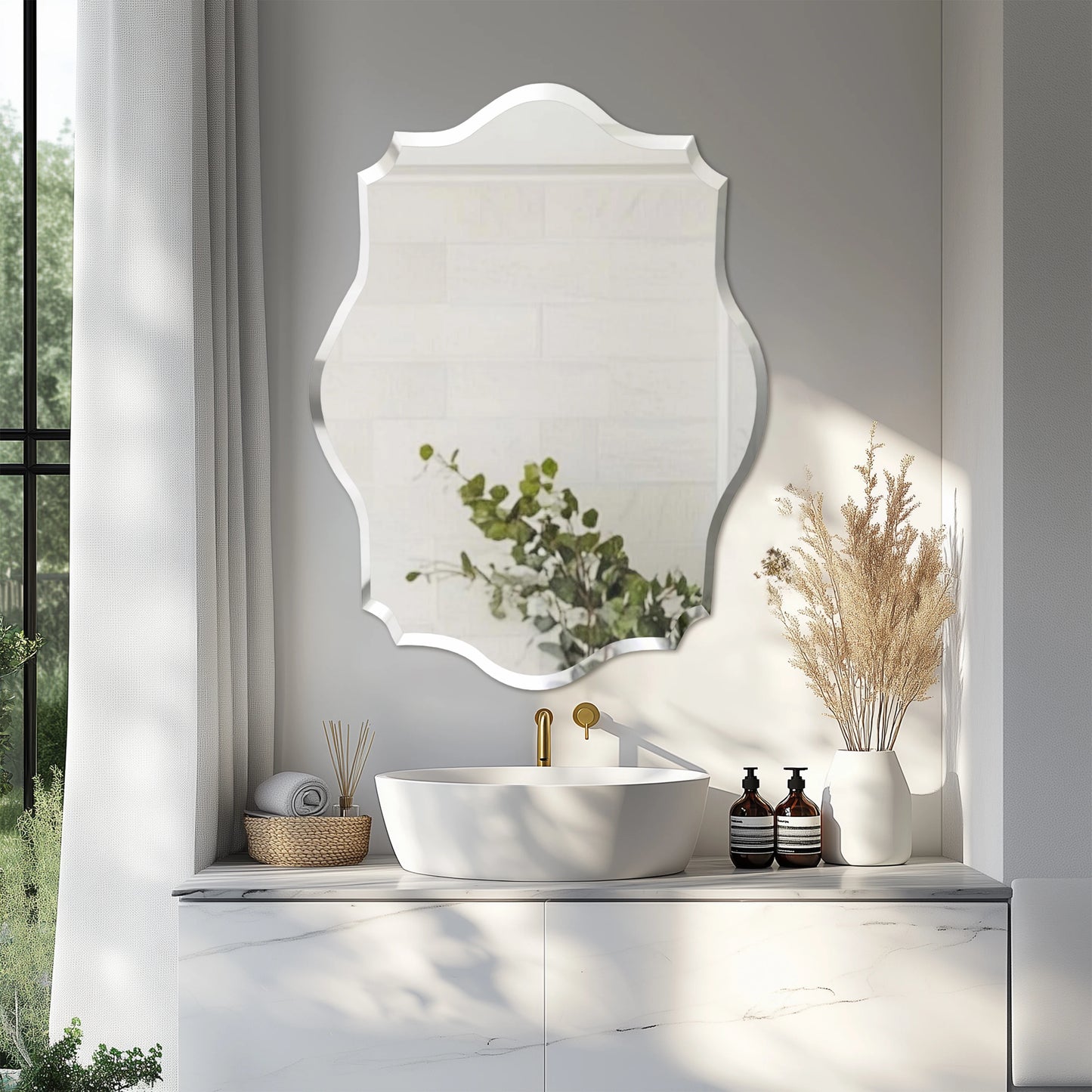 The Valette Irregular Wall Mirror