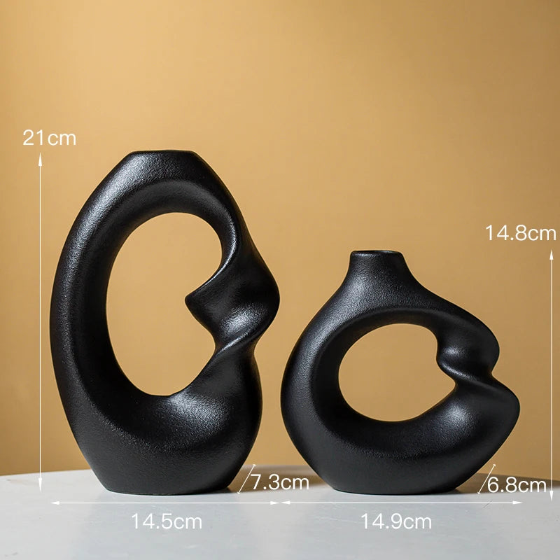 The Muse Ceramic Vase Duo