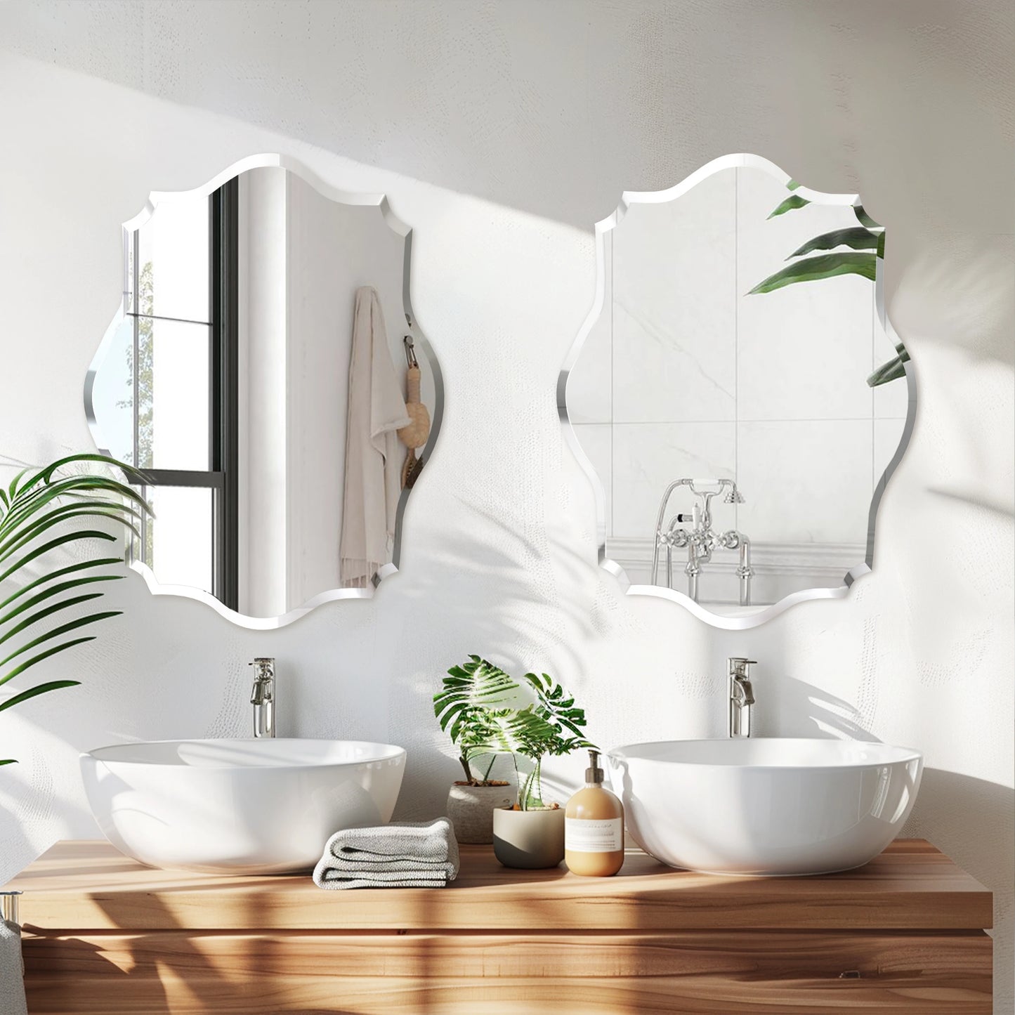 The Valette Irregular Wall Mirror