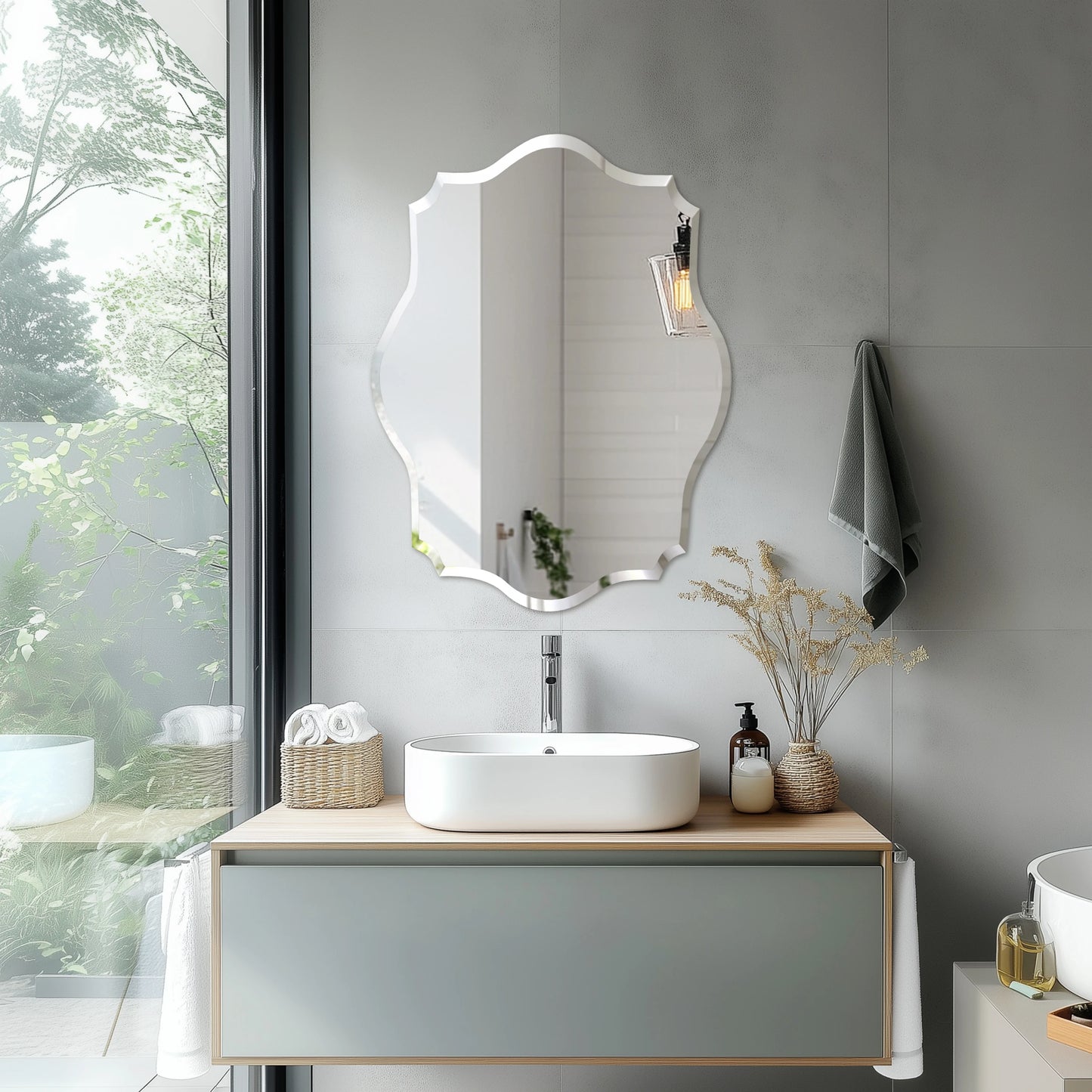 The Valette Irregular Wall Mirror