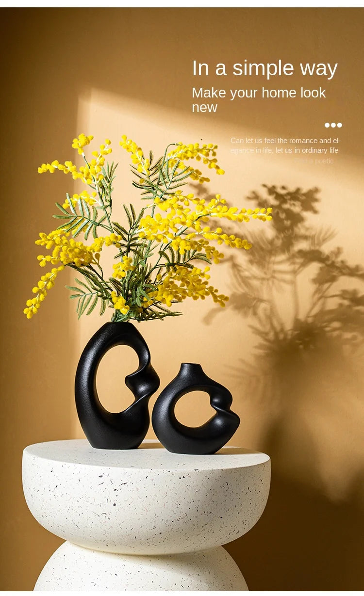 The Muse Ceramic Vase Duo