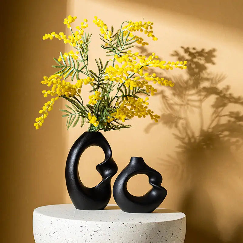 The Muse Ceramic Vase Duo