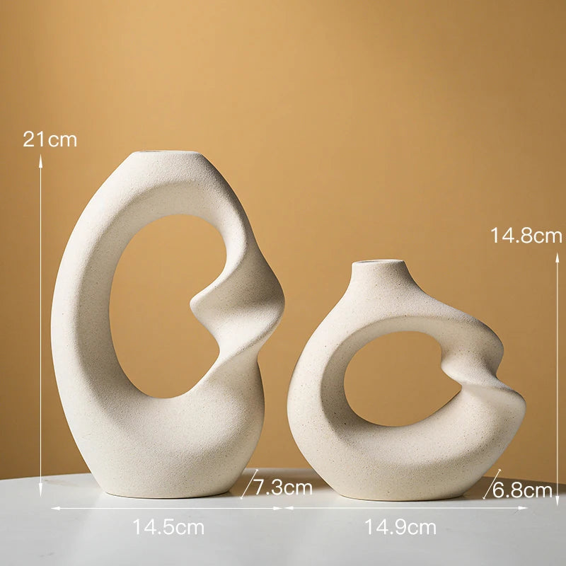 The Muse Ceramic Vase Duo