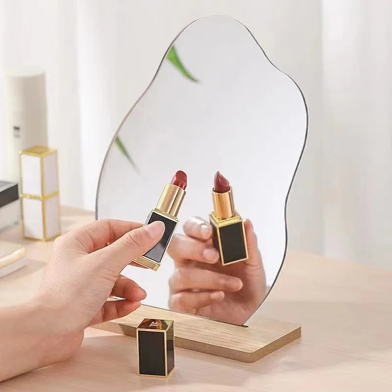 The Aurelia Gold Mirror Tray