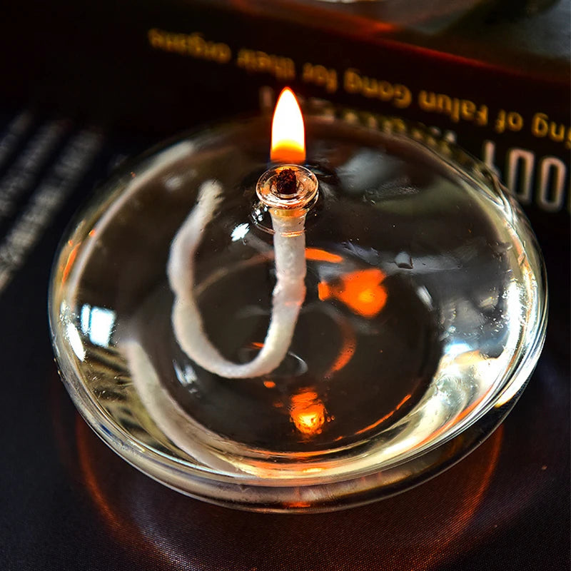 The Mira Glass Oil Candle