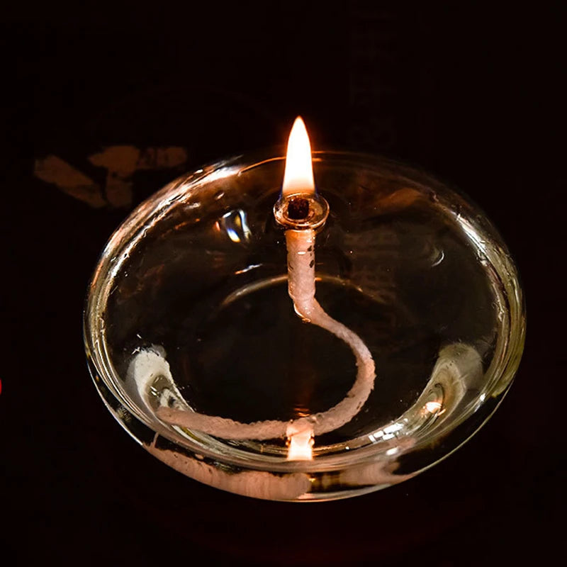 The Mira Glass Oil Candle